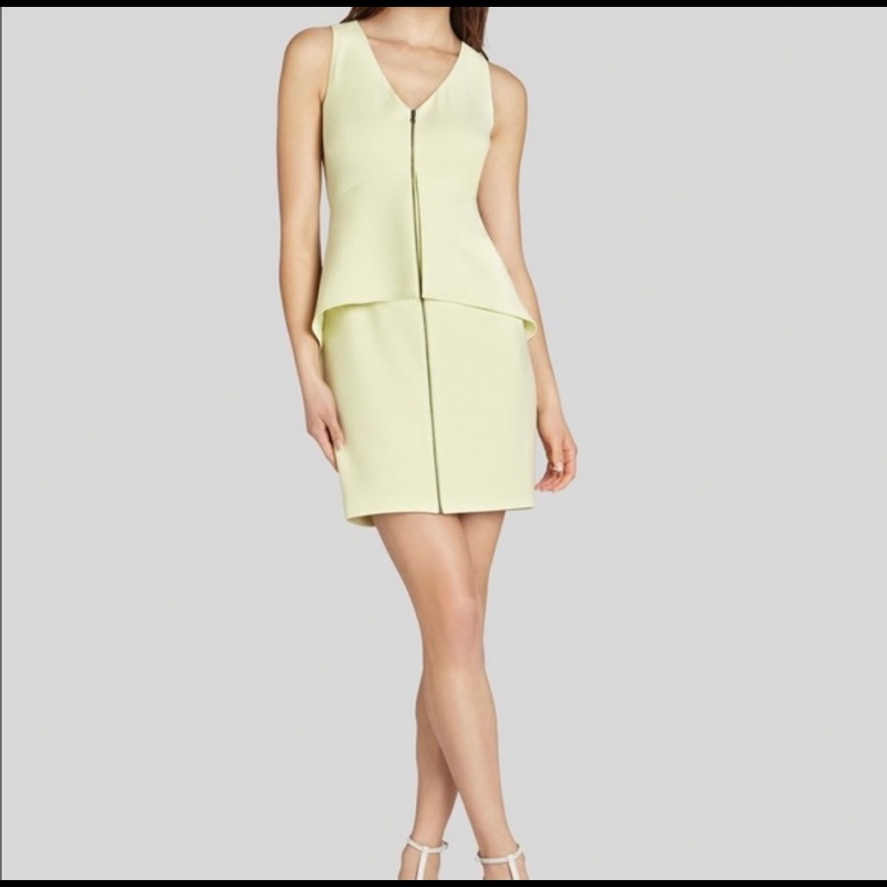 BCBG Zip-Up Peplum Dress, Size 6